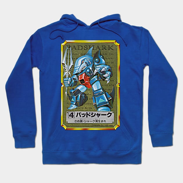 Battle Beasts - Rad Shark Hoodie by retroworldkorea